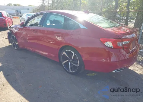 2018 Honda Accord Sport from USA, damaged, VIN 1HGCV1F33JA015370